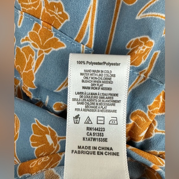 bishop + young Short Dolman sleeves with ruffles trim adjustable tie wai… - Picture 8 of 10